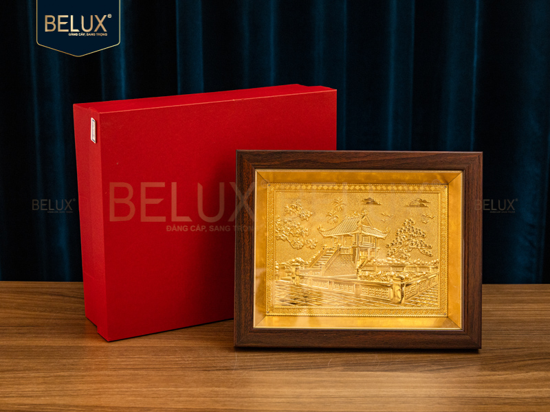 tranh-chua-mot-cot-bang-dong-ma-vang-24k-25x20cm