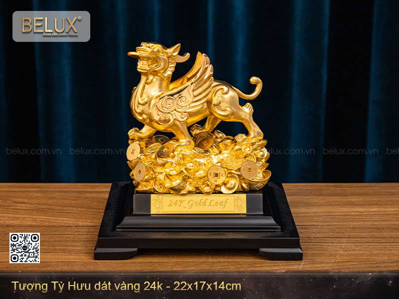 Tượng Tỳ Hưu Mạ Vàng