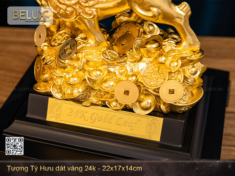 Tượng Tỳ Hưu Mạ Vàng