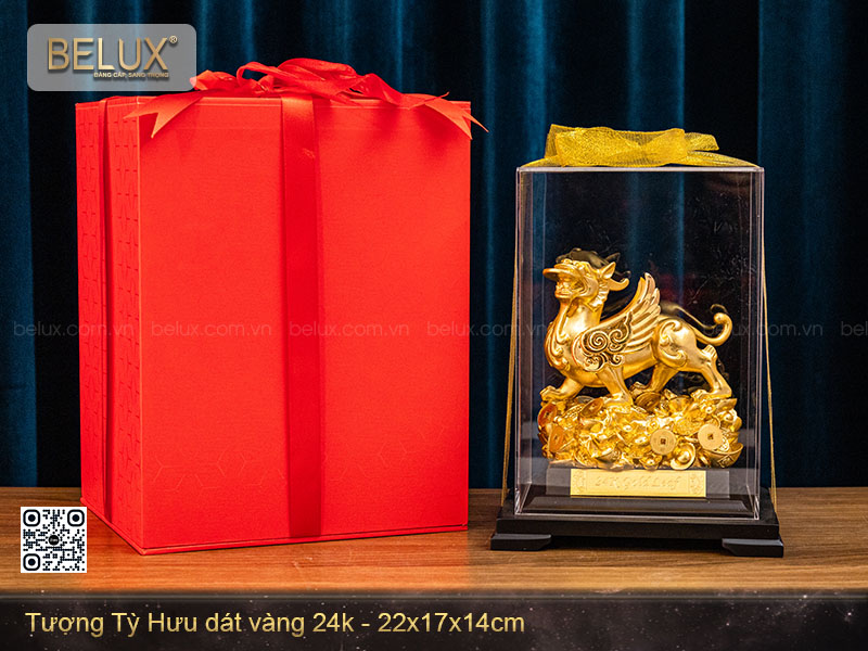 Tượng Tỳ Hưu Mạ Vàng