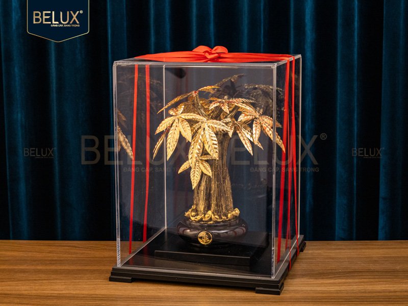 Chậu kim ngân dát vàng 24k cỡ to