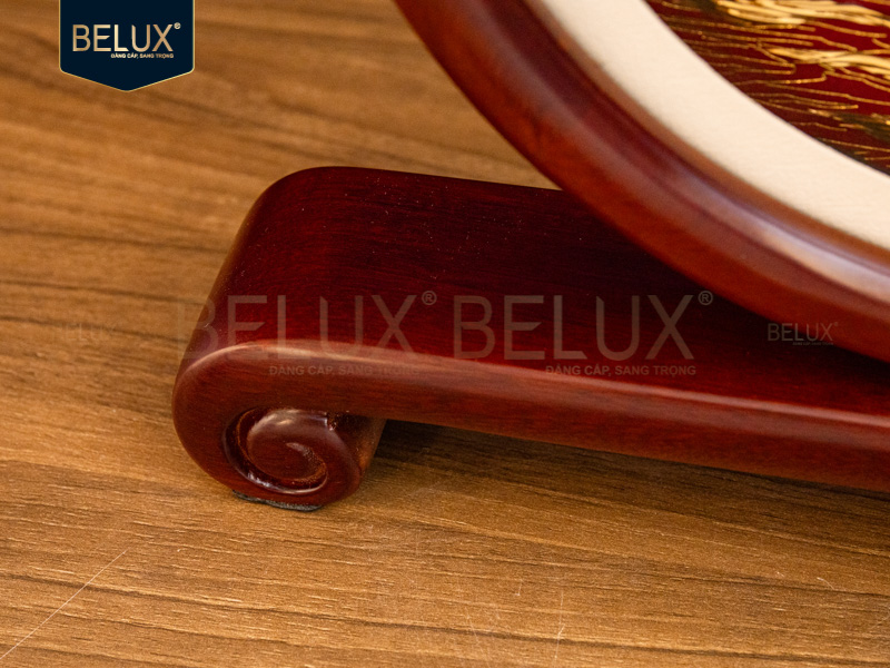 Biểu trưng tròn thuận buồm xuôi gió dát vàng 24k