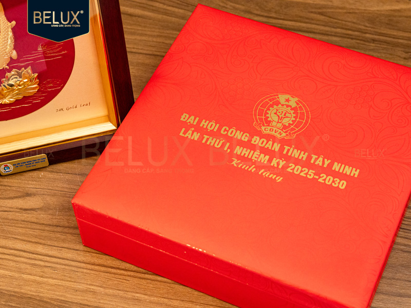 Lô 123 Tranh Cá Chép Hoa Sen Dát Vàng 24k