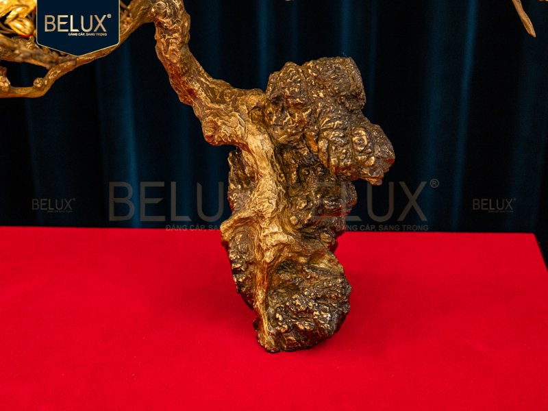 Mai Kim Cổ Thụ mạ vàng - 49x25x48 cm