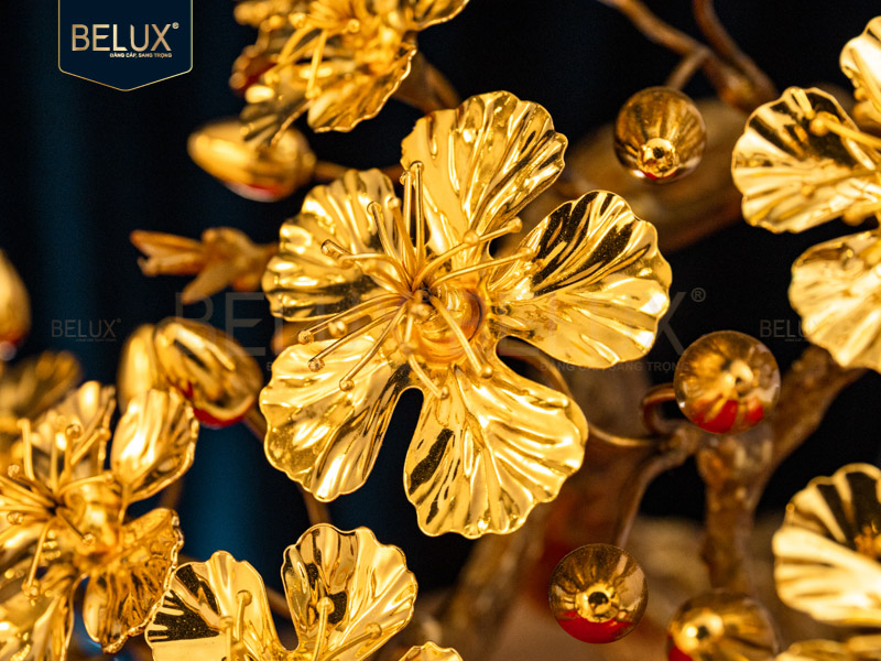 Mai Kim Cổ Thụ mạ vàng - 49x25x48 cm