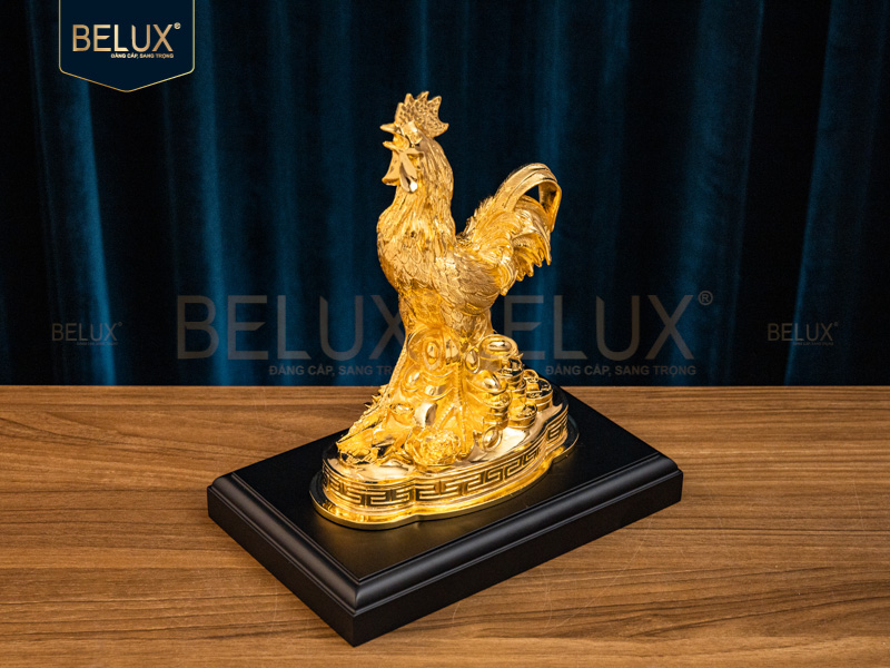 Tượng Linh Vật Gà Phong Thủy Cao 22cm