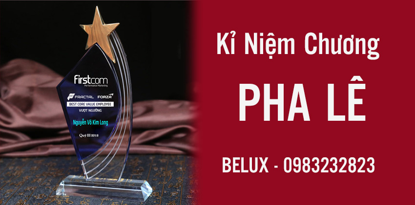 Cung cấp kỷ niệm chương Pha lê