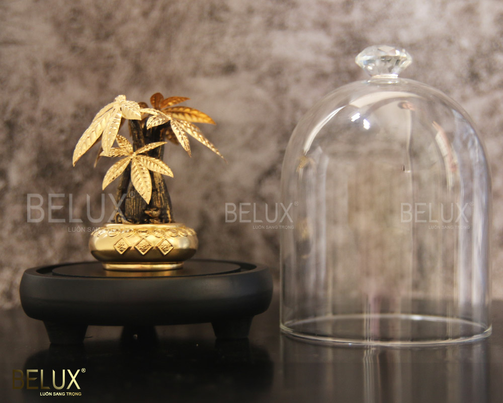 Cây Kim Ngân Mini Mạ Vàng 24k – "Bảo Vật" Thu Hút Tài Lộc Nơi Bàn Làm Việc