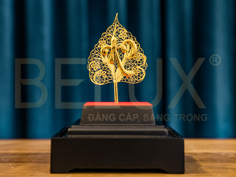 Lá Bồ Đề Mạ Vàng 24k