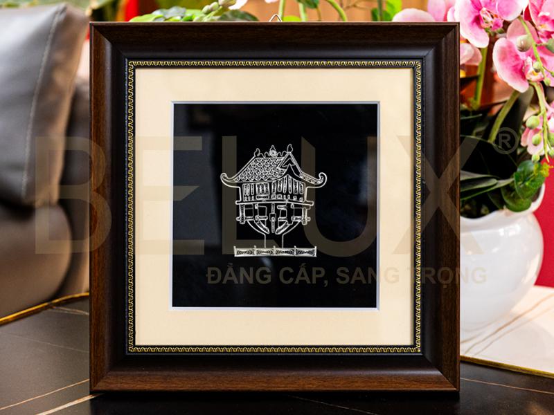 Tranh Chùa Một Cột Bằng Bạc – Tinh Hoa Thủ Công, Quà Tặng Văn Hóa Sang Trọng