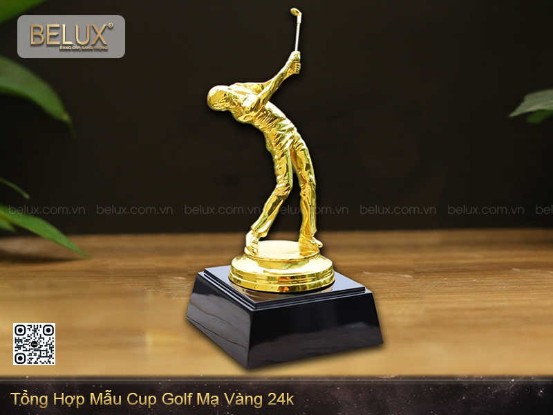 Tổng hợp mẫu cup Golf theo yêu cầu