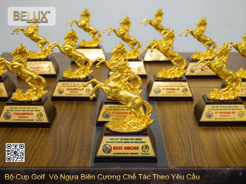 Bộ Cup Golf Vó Ngựa Biên Cương Chế Tác Theo Yêu Cầu