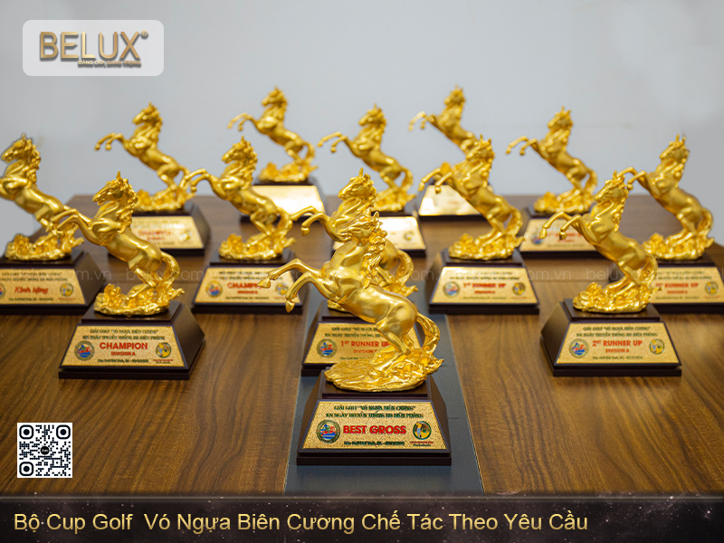 Bộ Cup Golf Vó Ngựa Biên Cương Chế Tác Theo Yêu Cầu