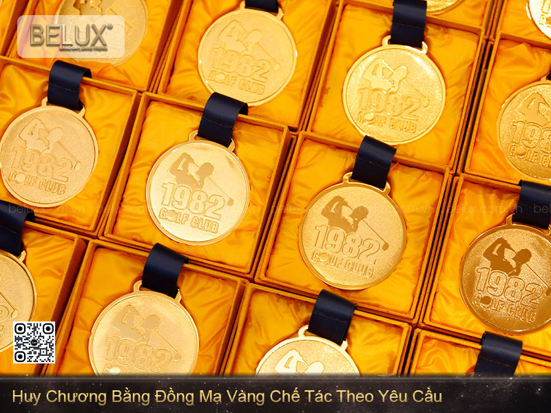 Huy Chương Bằng Đồng Mạ Vàng 24k Chế Tác Theo Yêu Cầu