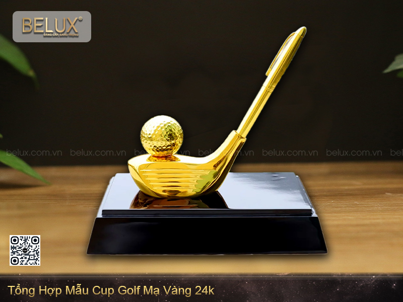 Tổng hợp mẫu cup Golf theo yêu cầu