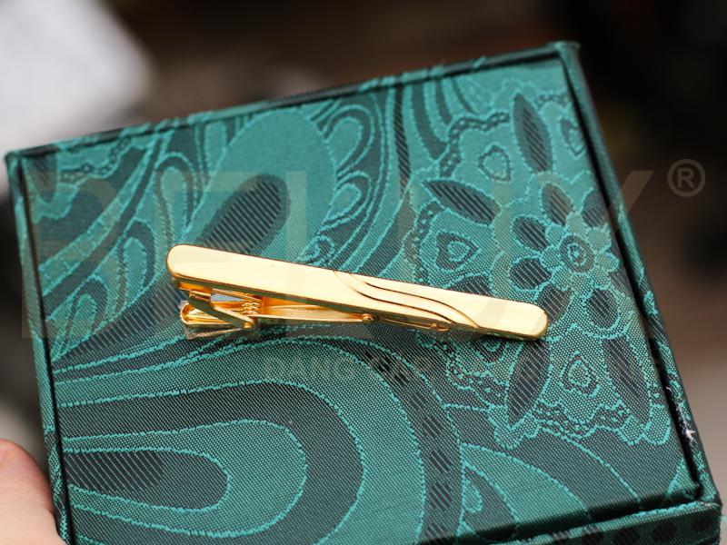 Kẹp Cà Vạt Mạ Vàng 24k Mẫu 1