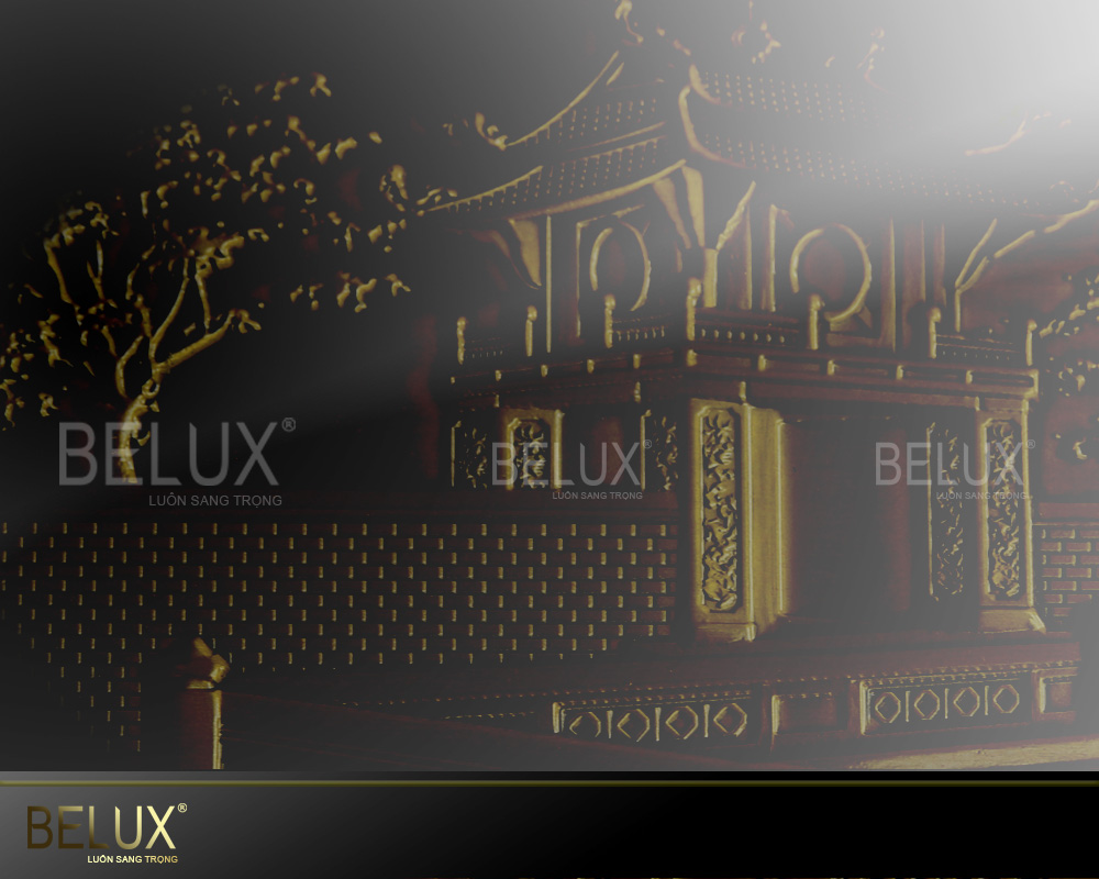 Tranh Khuê Văn Các bằng đồng