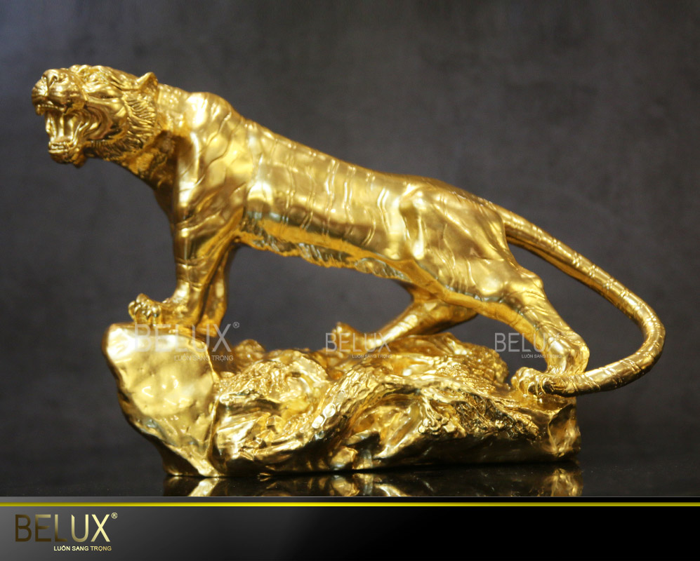 Tượng Hổ mạ vàng 24k mẫu 2