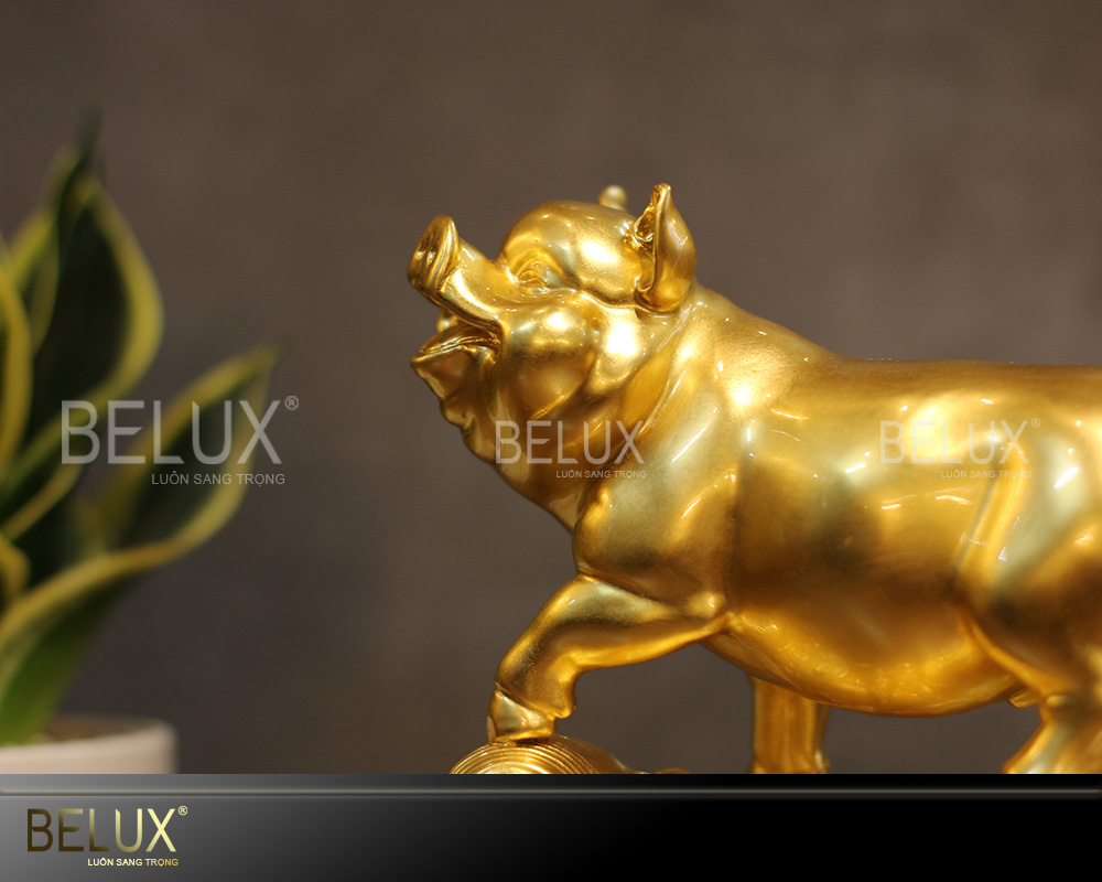 Tượng Lợn dát vàng 9999