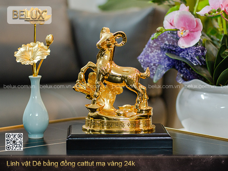 Tượng Linh Vật Dê Phong Thủy Belux