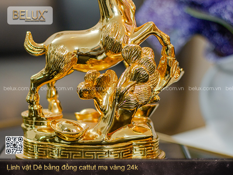 Tượng Linh Vật Dê Phong Thủy Belux