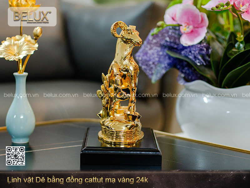 Tượng Linh Vật Dê Phong Thủy Belux