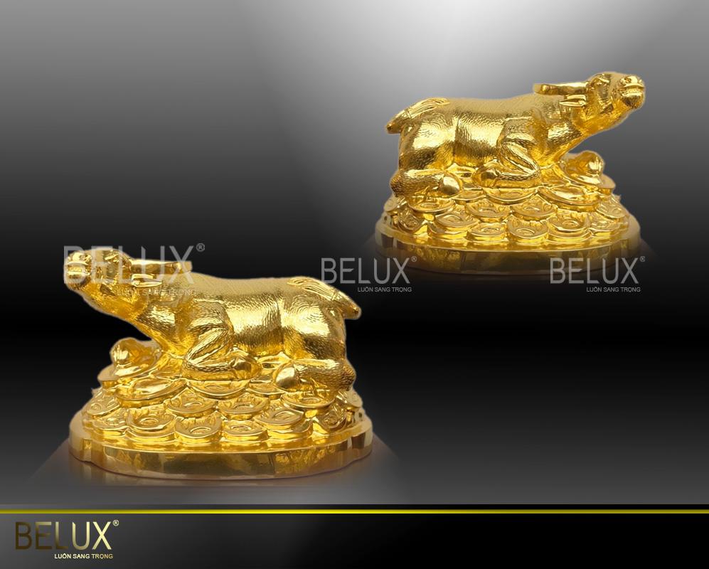Tượng Linh Vật 12 Con Giáp Thếp Vàng 9999