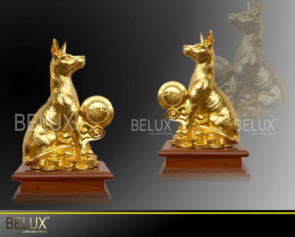 Tượng Linh Vật 12 Con Giáp Thếp Vàng 9999