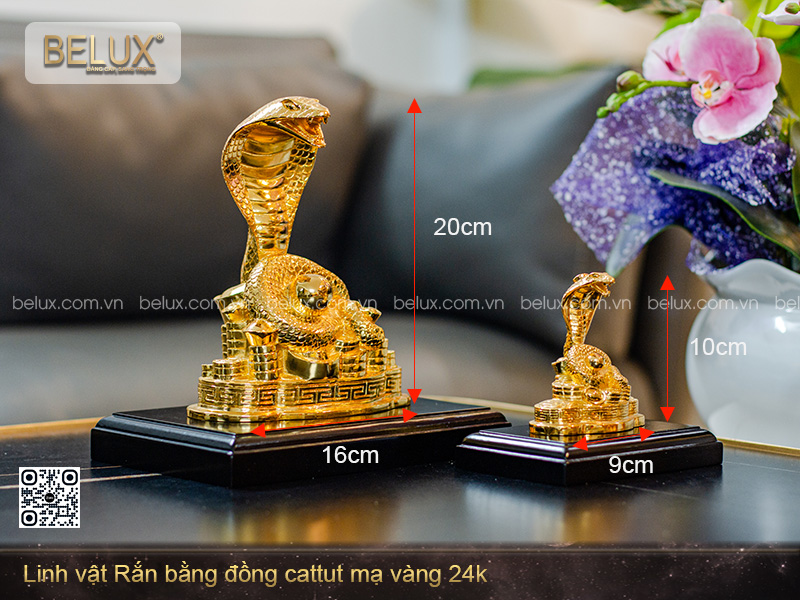 Tượng Linh Vật Rắn Phong Thủy Mẫu 1