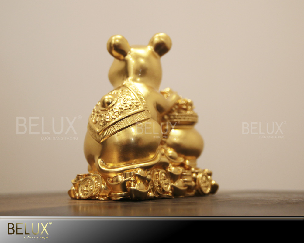 Linh Vật Chuột Thếp Vàng 9999 Bằng Đồng Mẫu 1