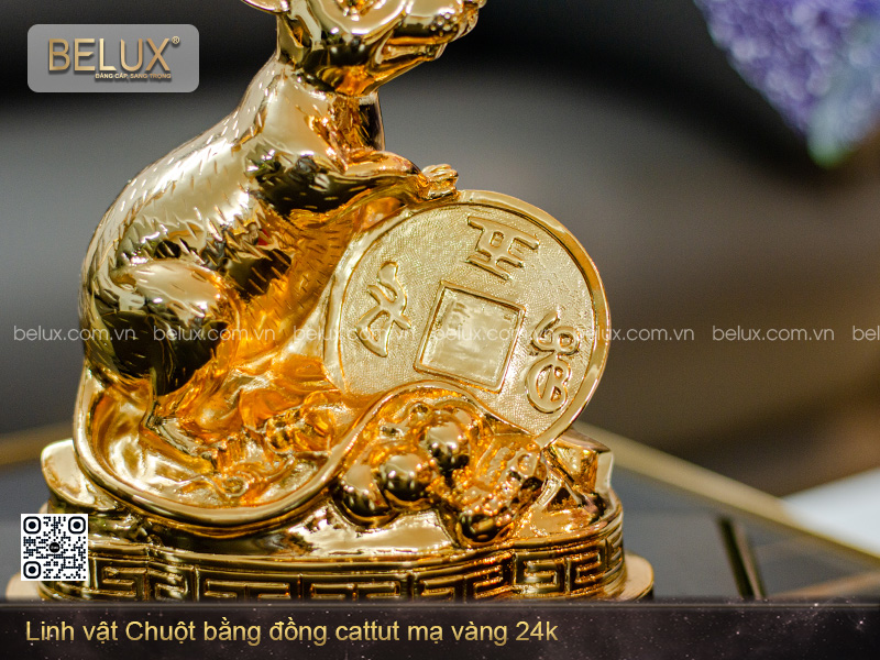 Tượng Linh Vật Chuột Phong Thủy