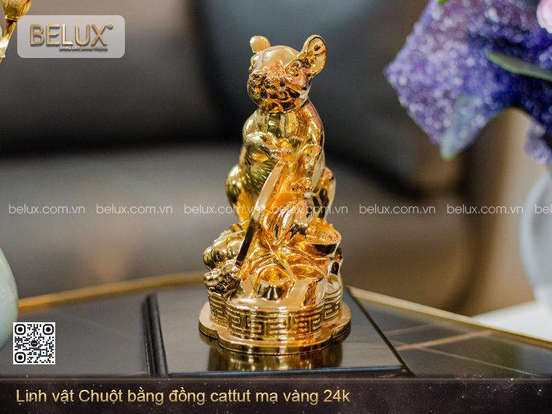 Tượng Linh Vật Chuột Phong Thủy