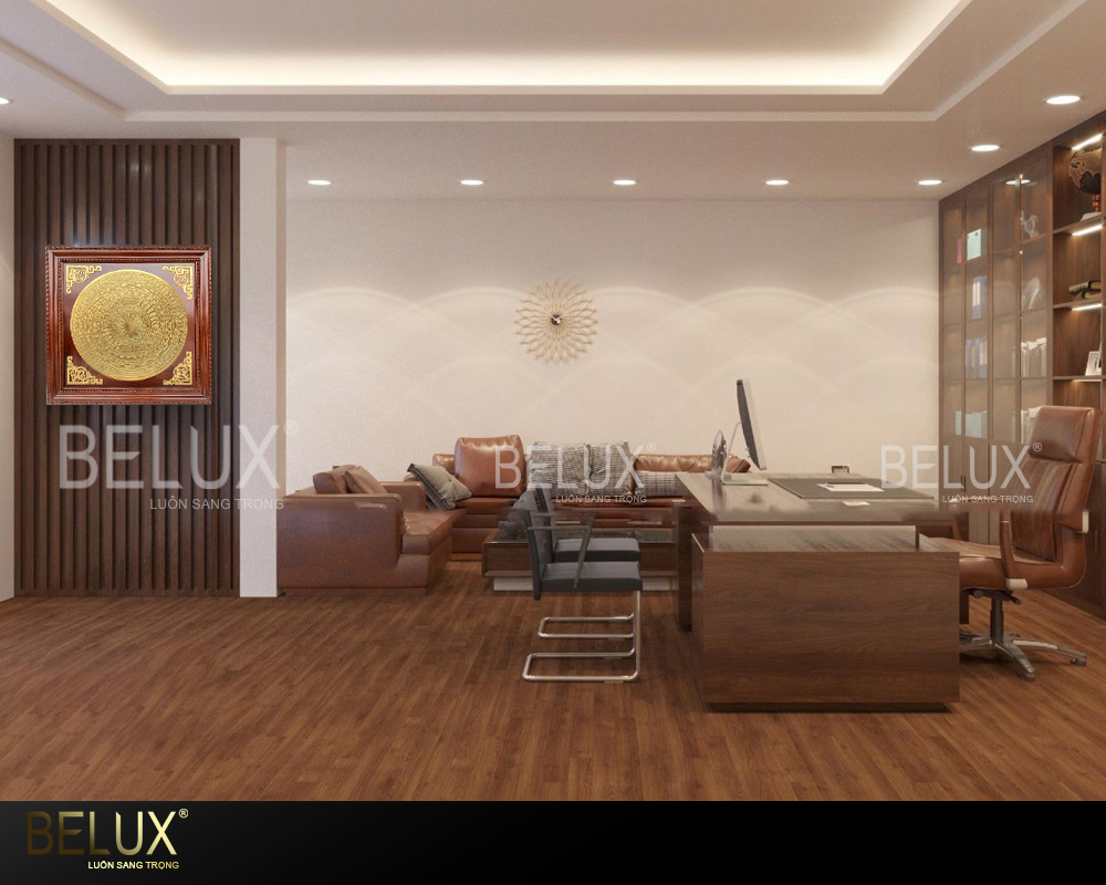 Tranh mặt trống đồng dát vàng 9999 khung gỗ gụ