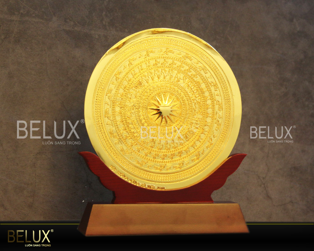 Mặt Đĩa Trống Đồng Mạ Vàng D20