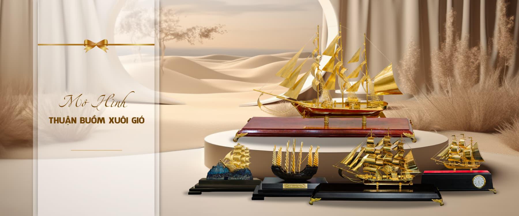 thuyen buom mo hinh cac loai