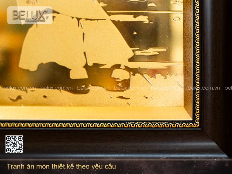 Tranh Gia Đình mạ vàng 24k