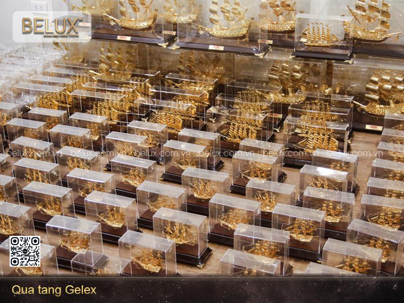 Lô mô hình thuyền buồm mạ vàng 24k theo yêu cầu của Gelux