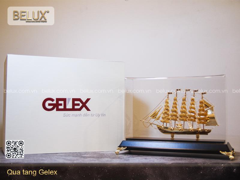 Lô mô hình thuyền buồm mạ vàng 24k theo yêu cầu của Gelux