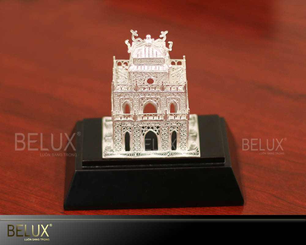 Mô Hình Tháp Rùa Bằng Bạc