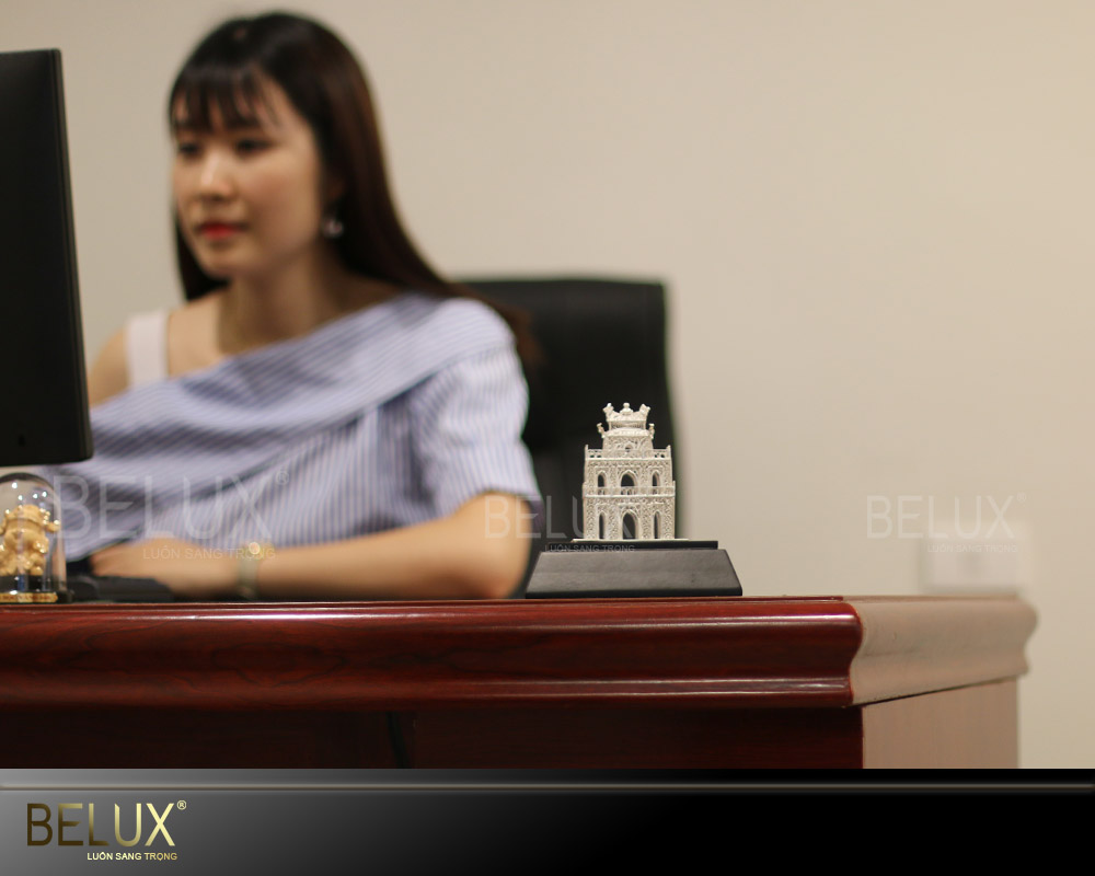 Mô Hình Tháp Rùa Bằng Bạc