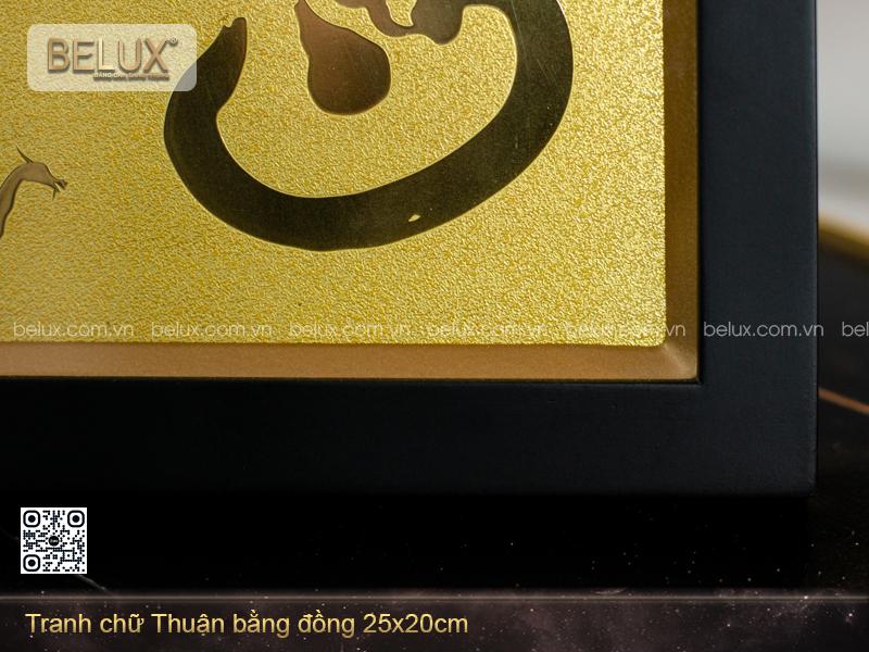 Tranh Chữ Thuận Bằng Đồng Thiết Kế Theo Yêu Cầu