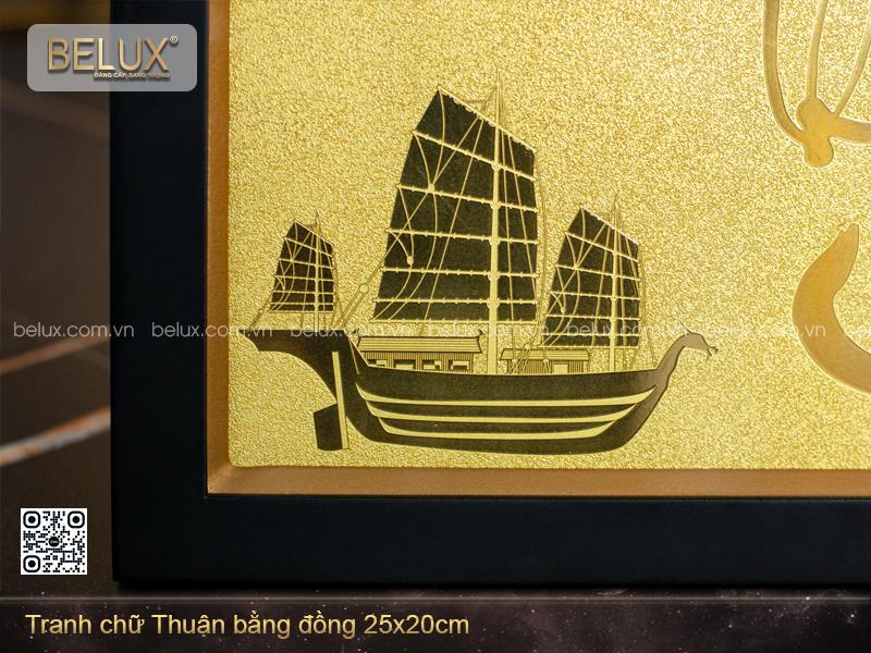 Tranh Chữ Thuận Bằng Đồng Thiết Kế Theo Yêu Cầu