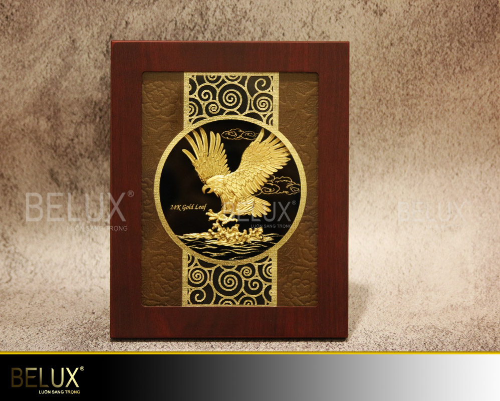 Tranh đại bàng tung cánh mạ vàng 24k mẫu 5