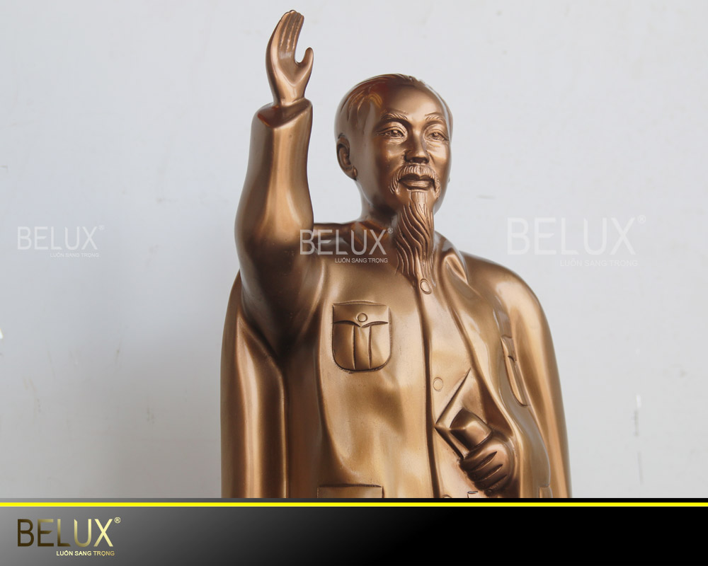 Tượng Bác Hồ Vẫy Tay Chào Đồng Đỏ Cao 61