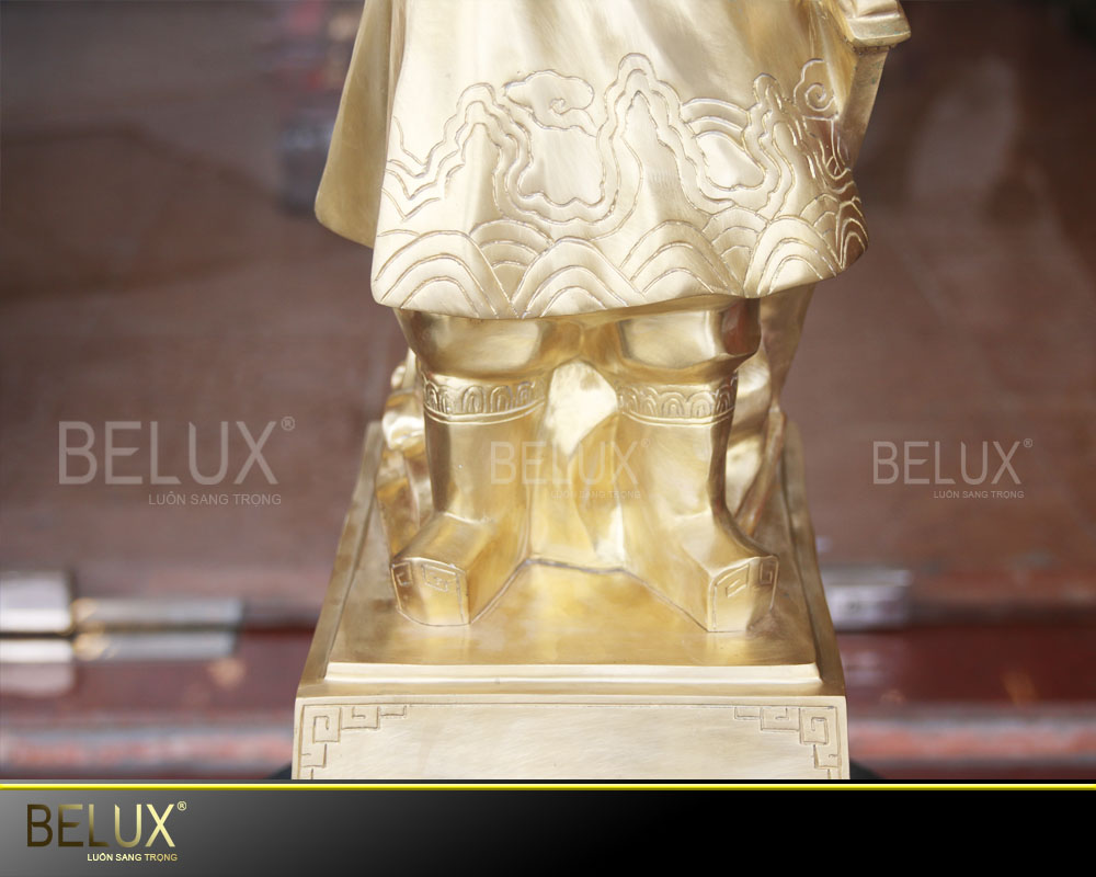 Tượng Đồng Trần Hưng Đạo Đồng Vàng – Cao 81cm