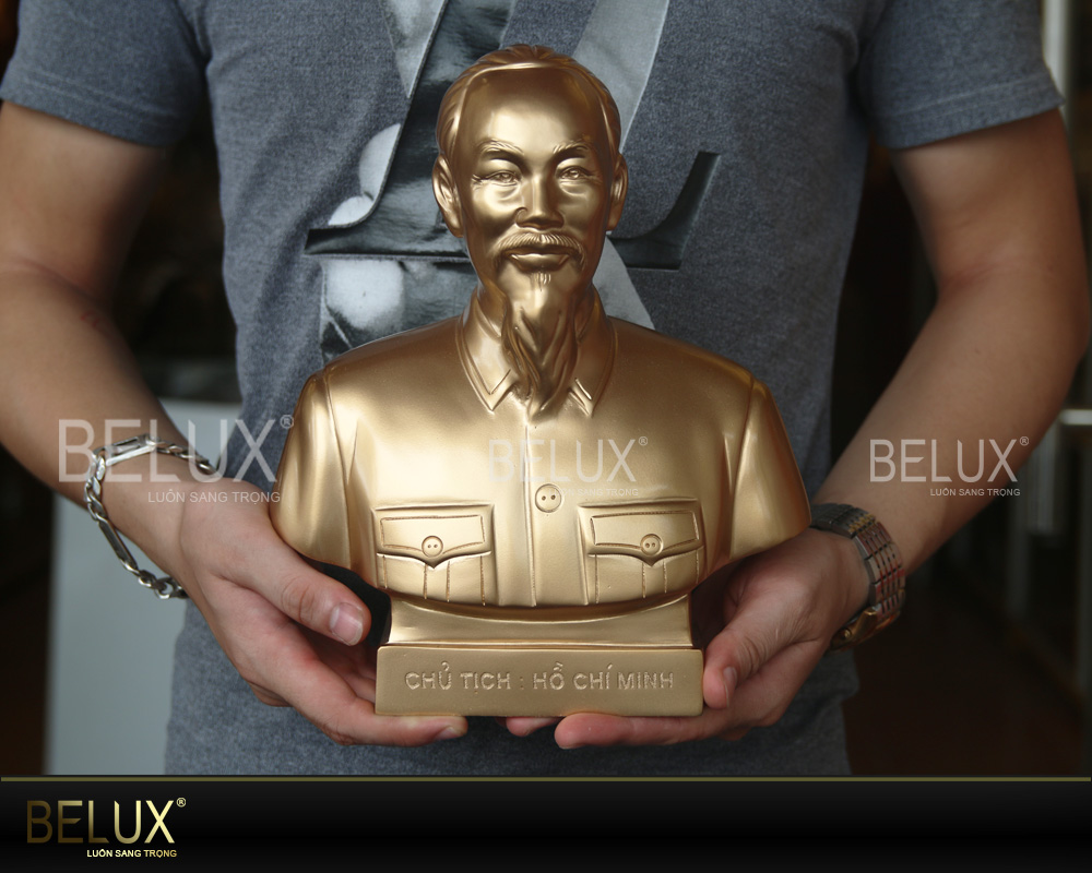 Tượng chân dung bằng đồng Bác Hồ mẫu 2