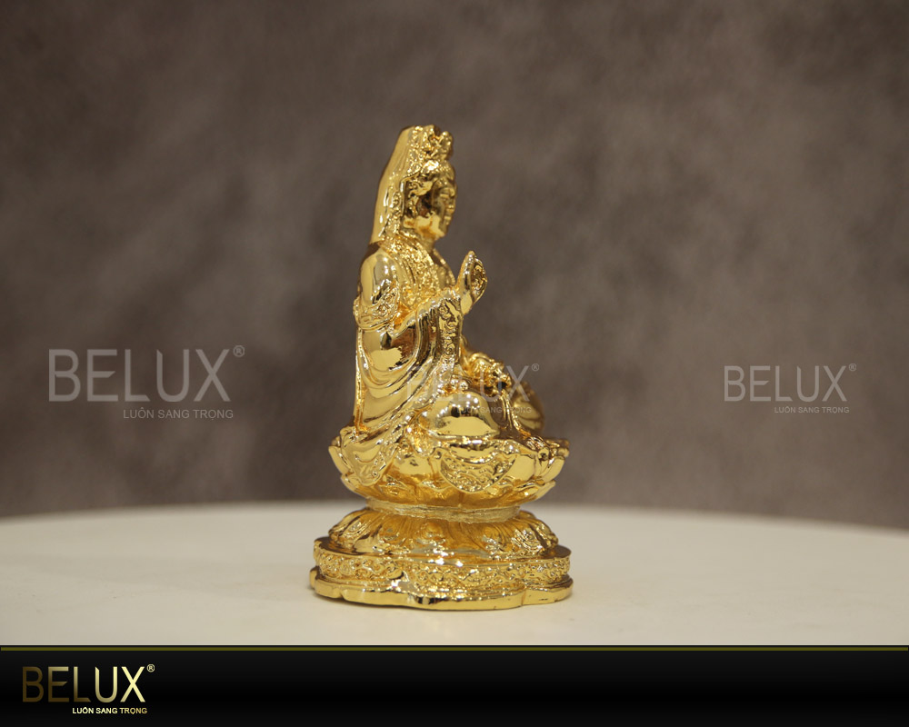 Tượng Phật Quan Âm Bồ Tát mạ vàng cỡ nhỏ