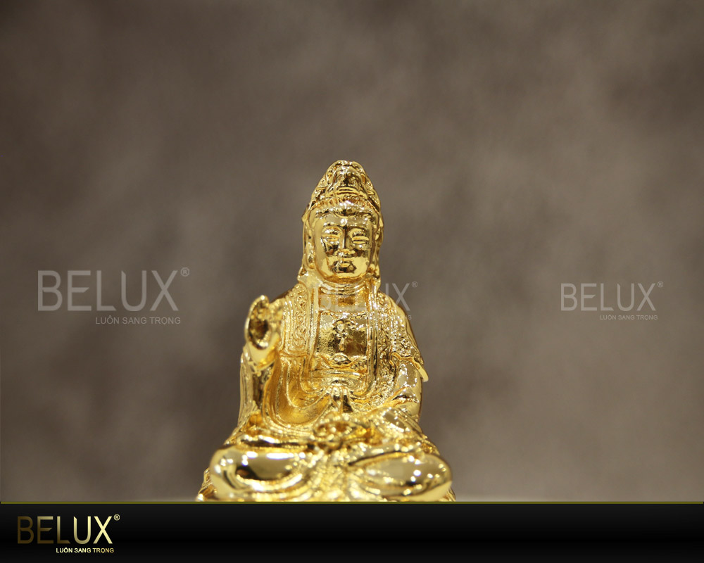 Tượng Phật Quan Âm Bồ Tát mạ vàng cỡ nhỏ